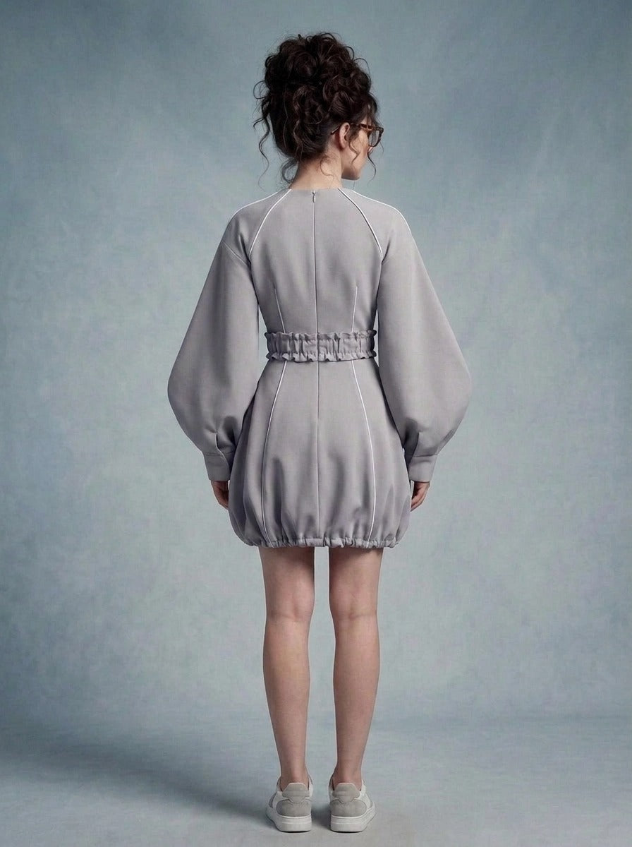 The Anchor Series: Sporty Luxe Bubble Dress