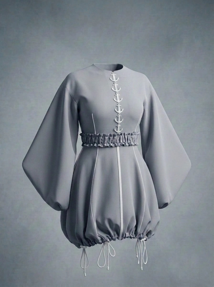 The Anchor Series: Sporty Luxe Bubble Dress