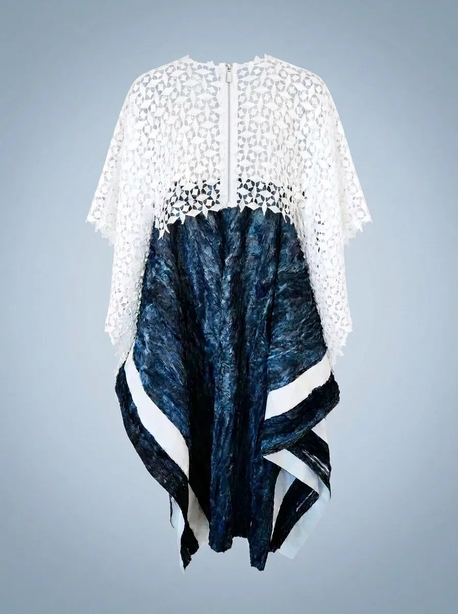 Luxe Cape Boho Dress