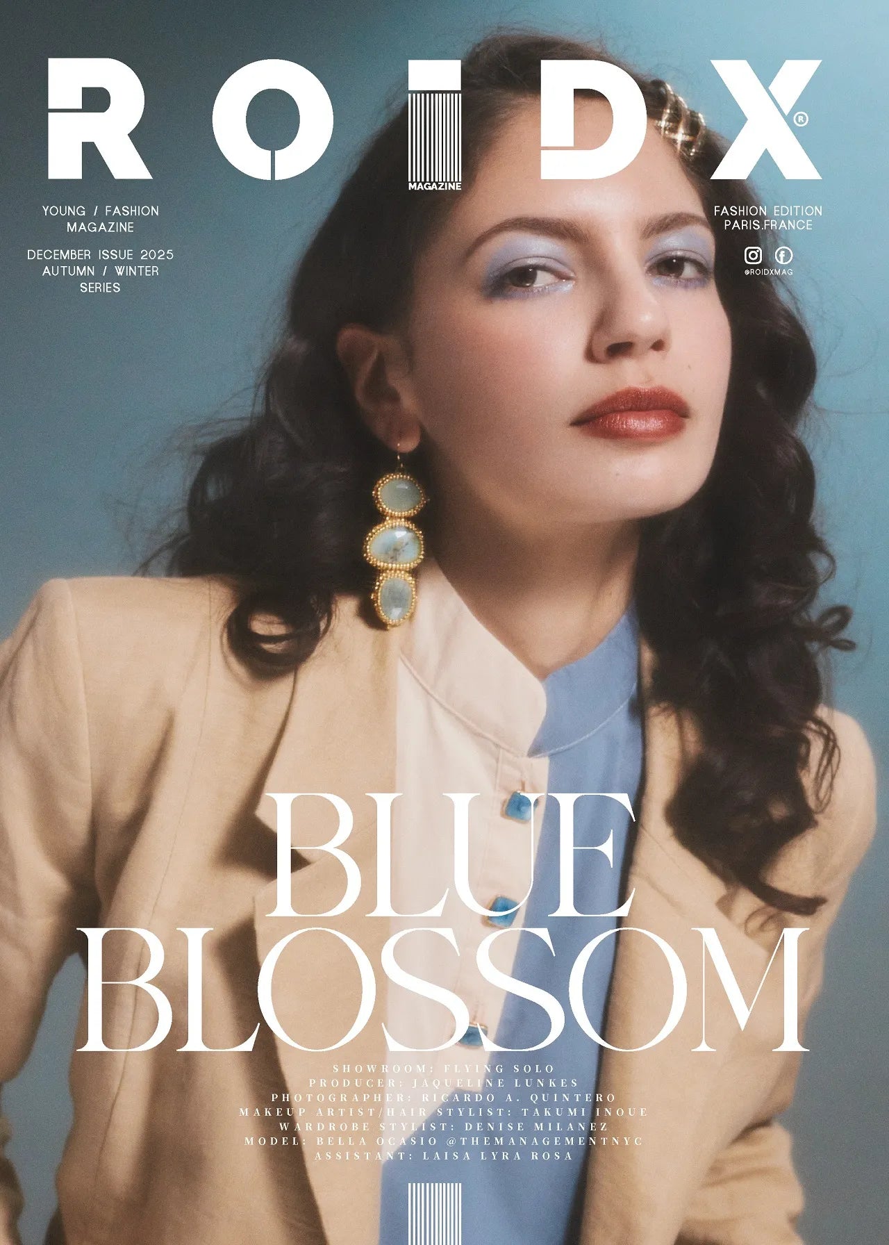 ROIDX Magazine Paris December 2025 fashion editorial